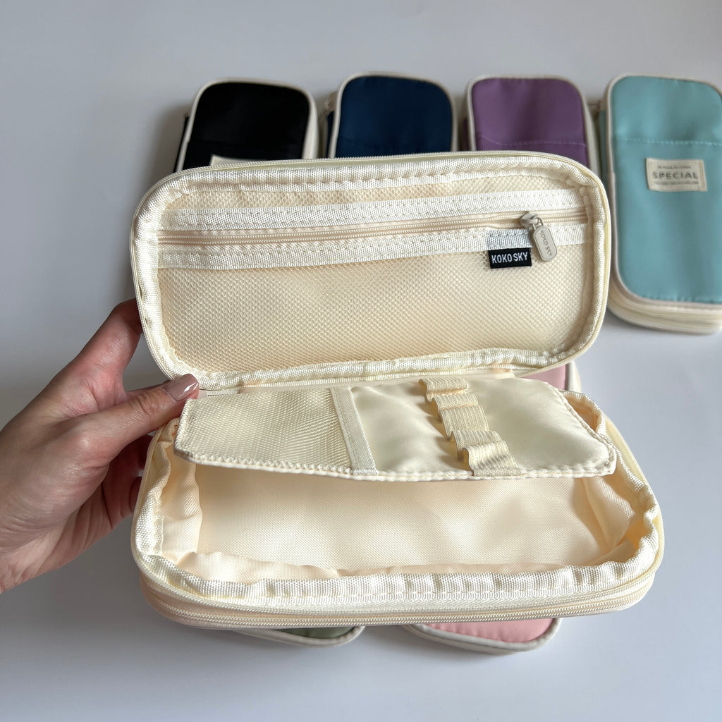 ✨ Expandable Large Capacity Pencil Case