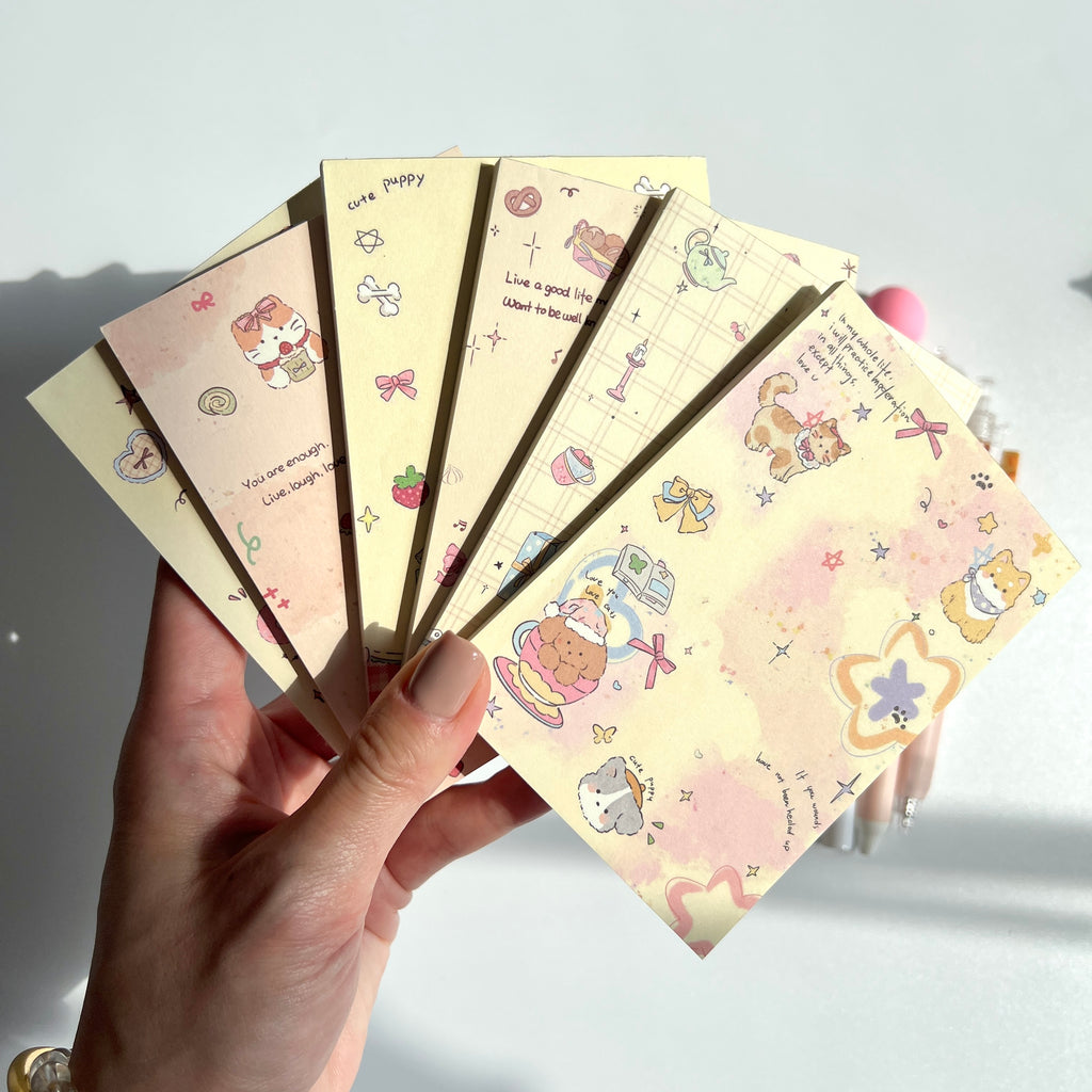 🐶 Sweet Puppy Memo Set - 4