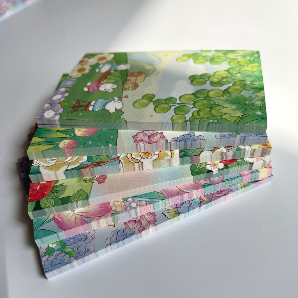 🌷 Secret Garden Memo Set - 5