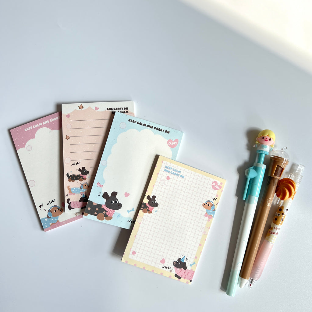 🐾 Puppy Love Memo Set - 7