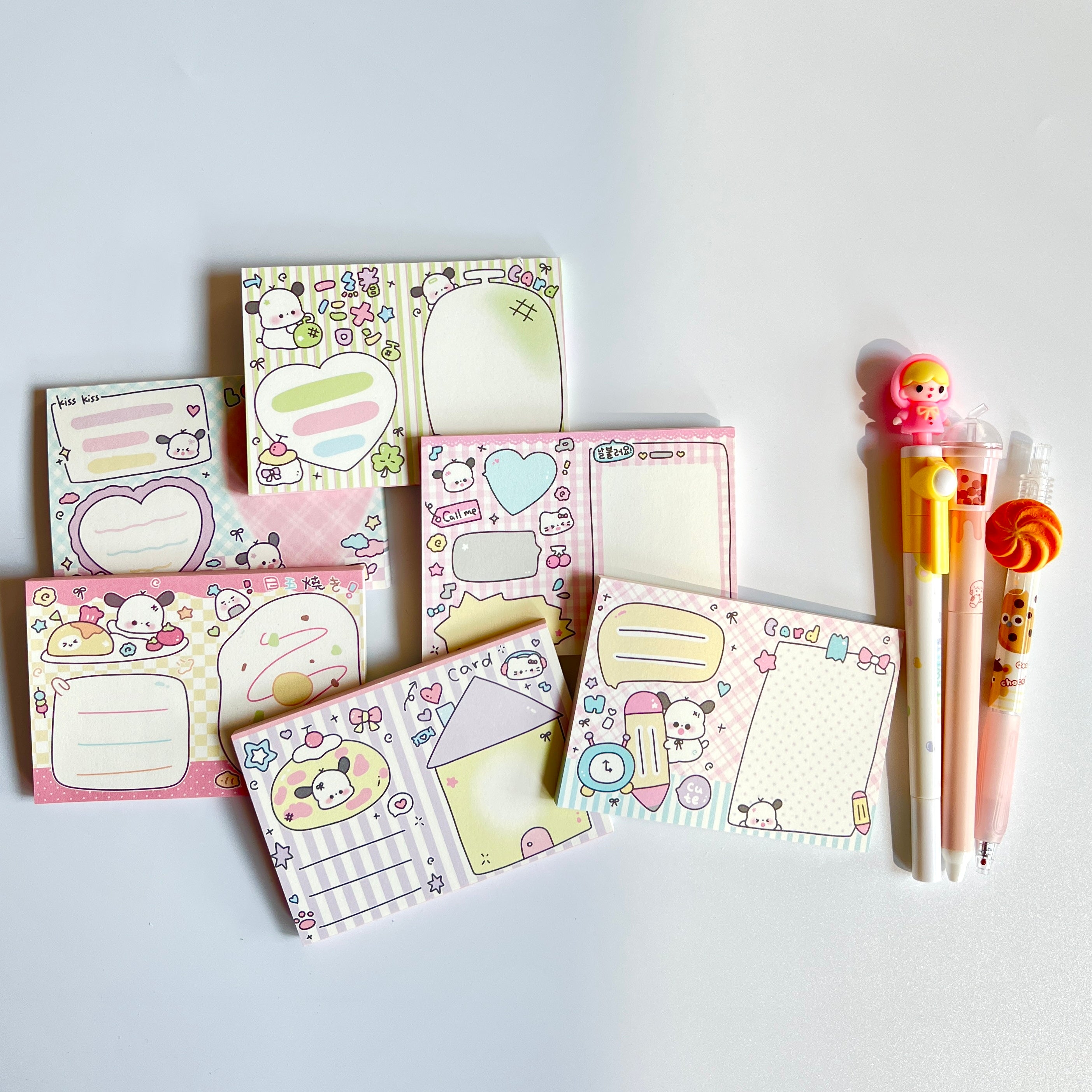 🍬 Korean Candy Memo Set - 10