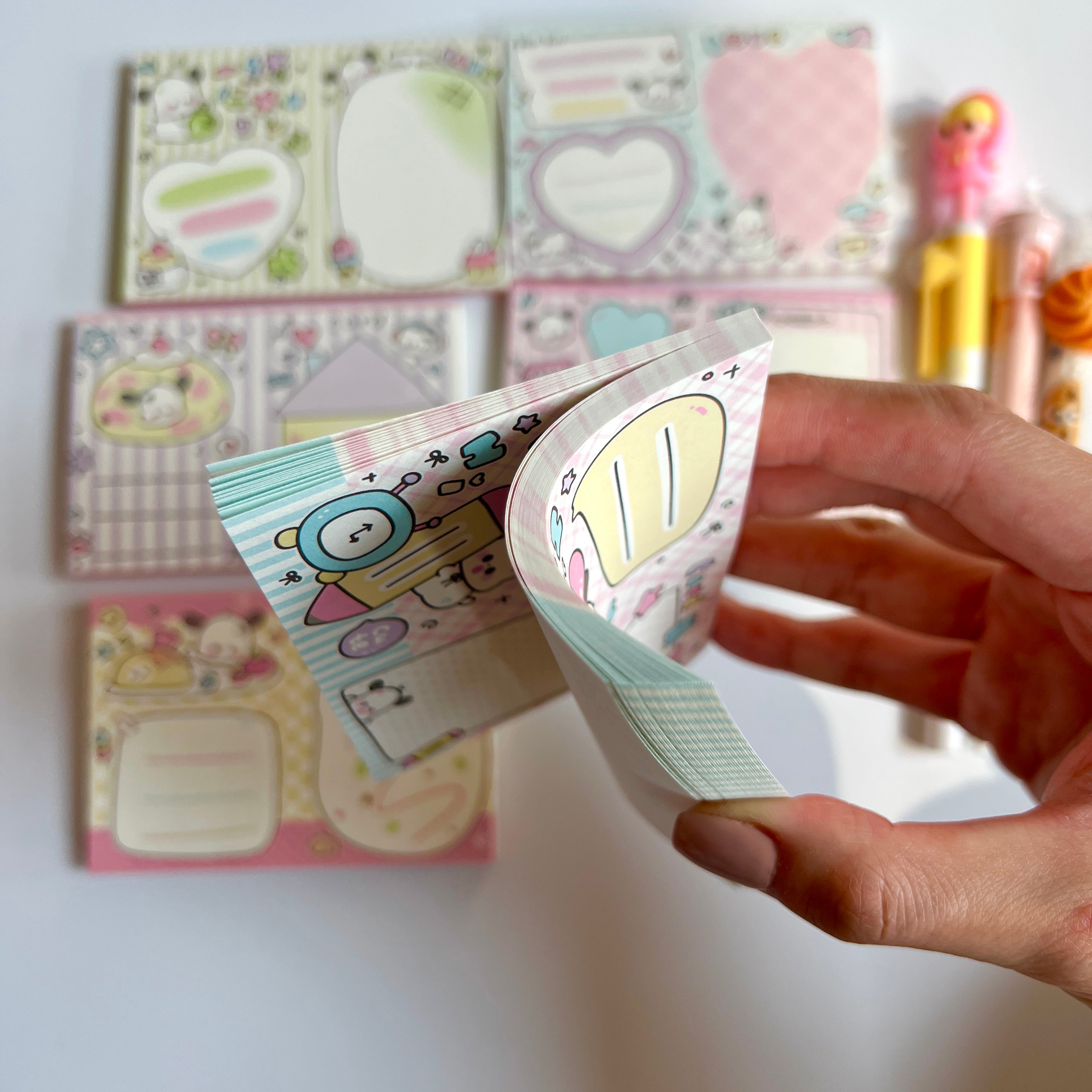 🍬 Korean Candy Memo Set - 10