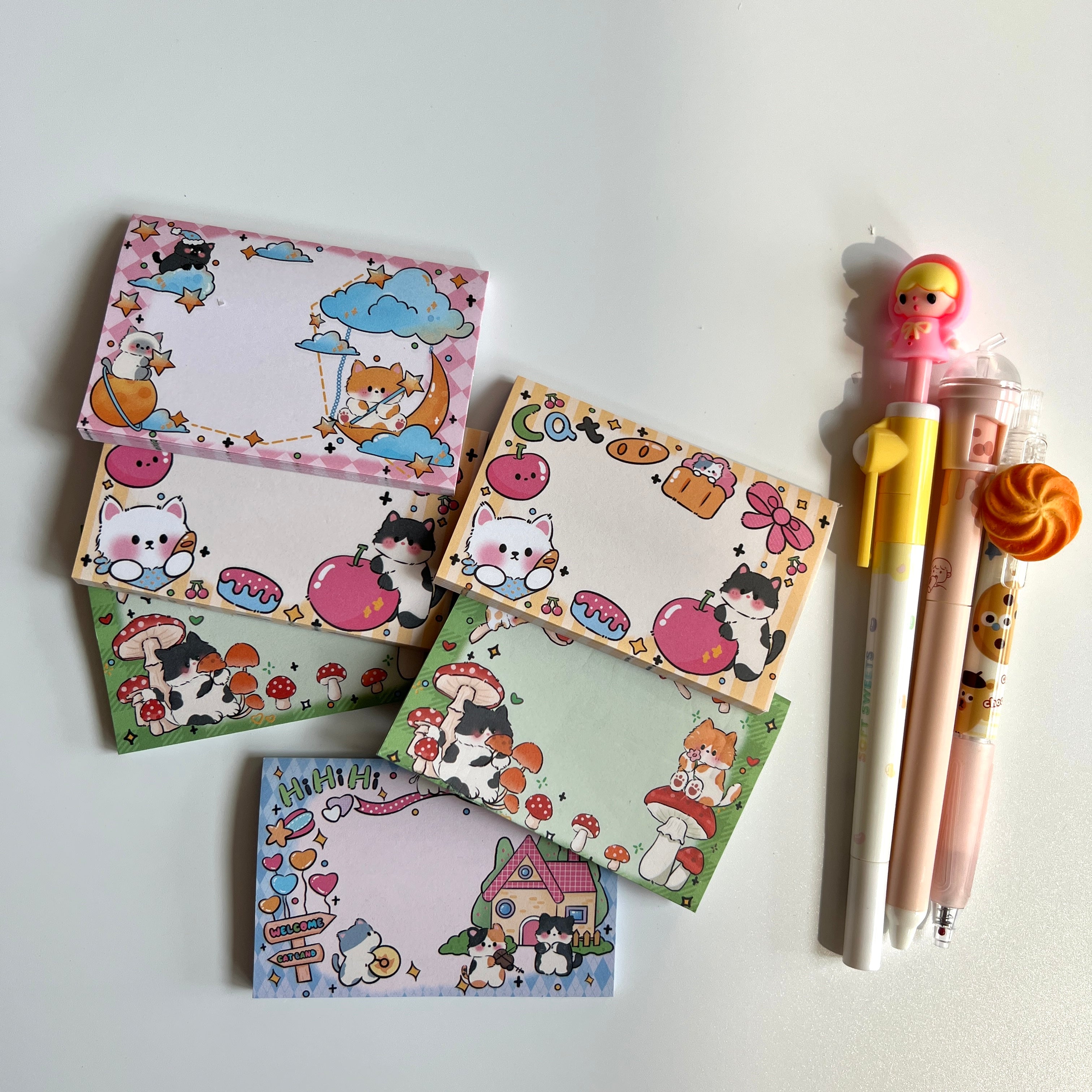 🐱 Kawaii Cat Sticky Notes - 11