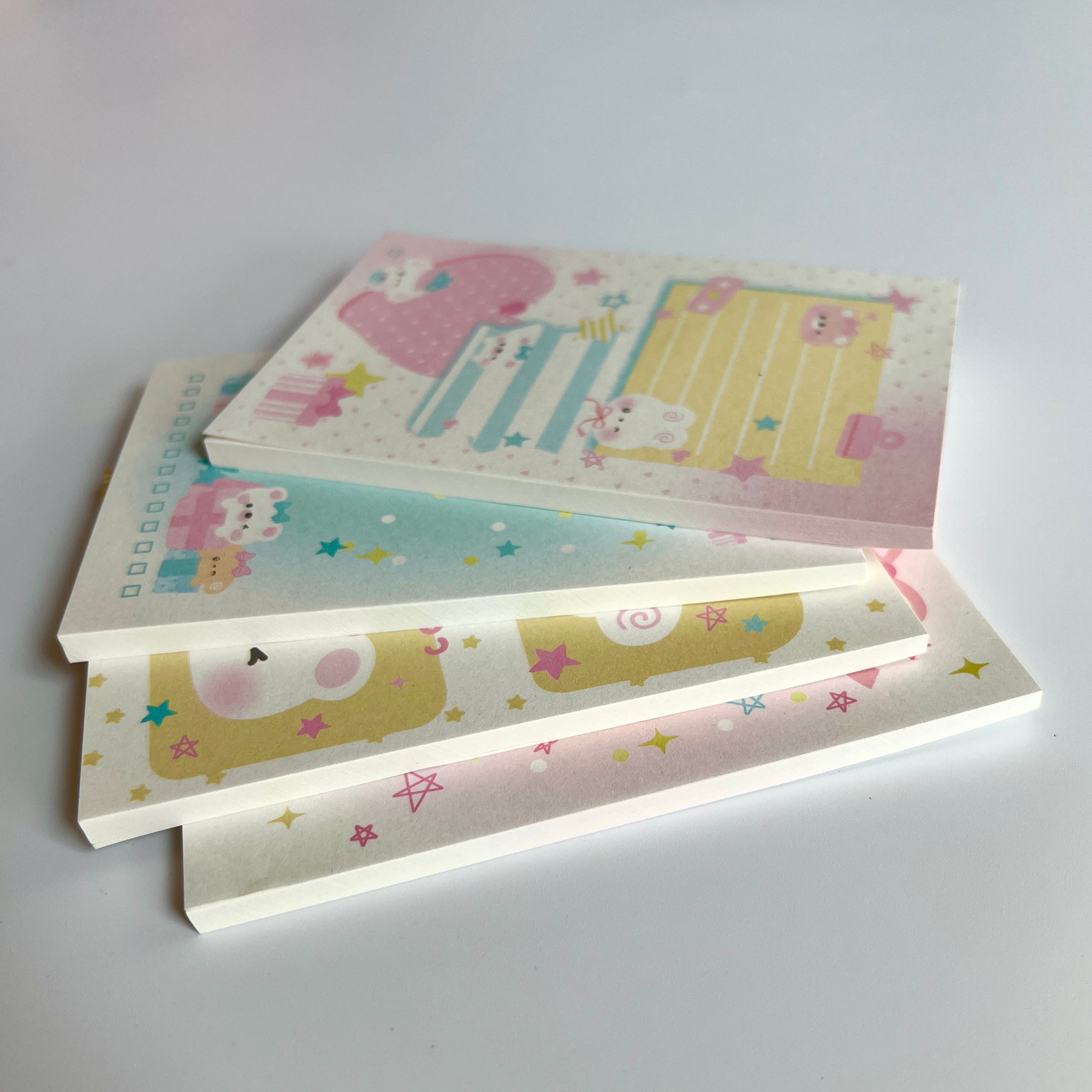 🍭 Kawaii Bear Memo Pads - 13