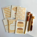 🍮 Caramel Pudding Memo Set - 15