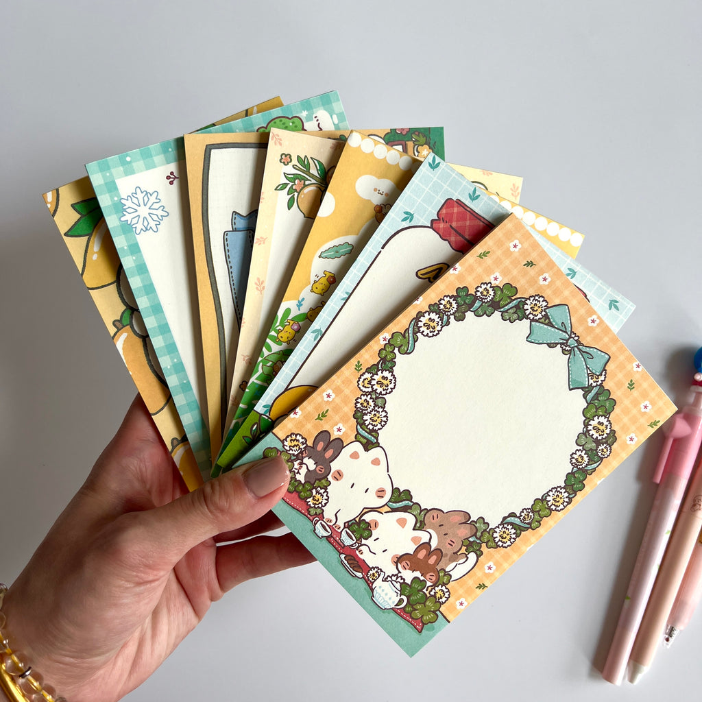🍋 Lemon Bunny Big Memo Set - 16