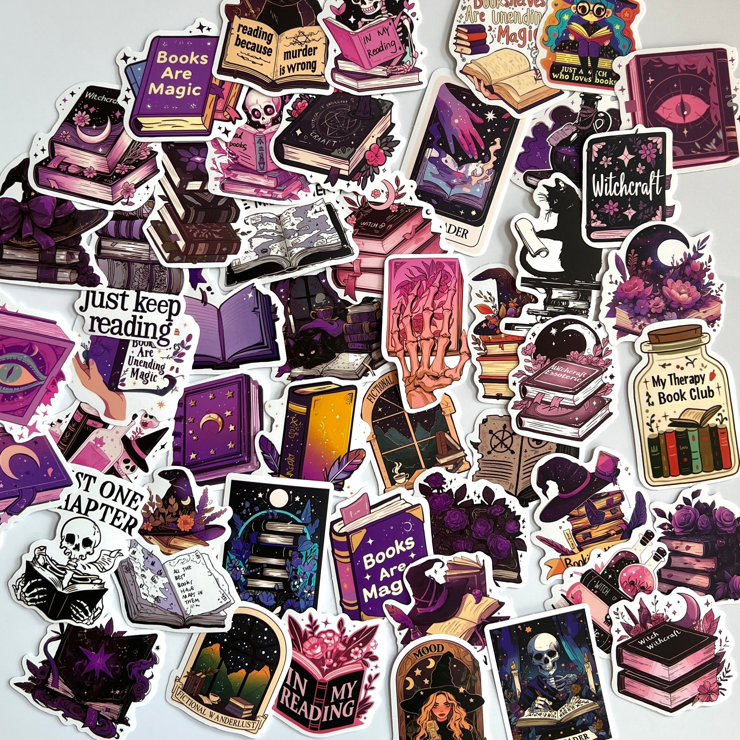 🔮 Bookish Witch Magic Stickers