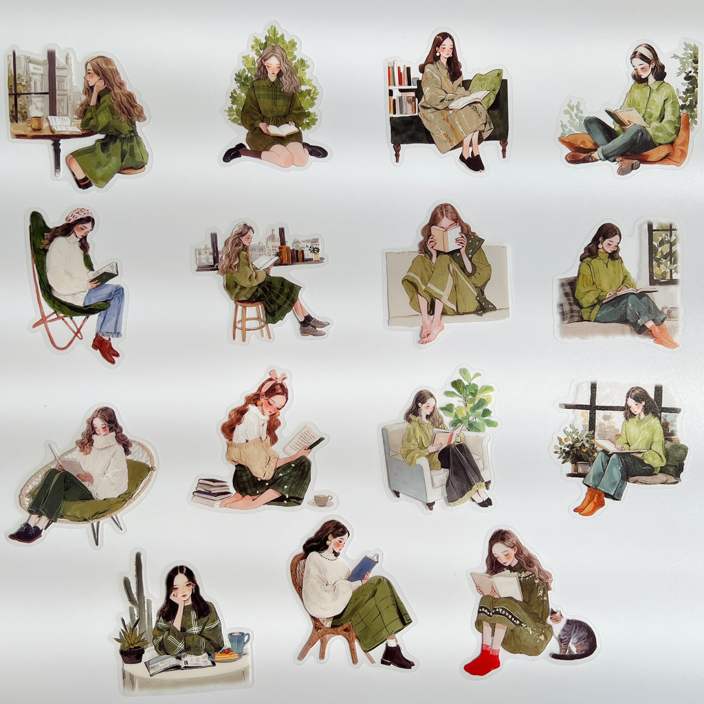 🌿 Forest Reading Girls ⭐