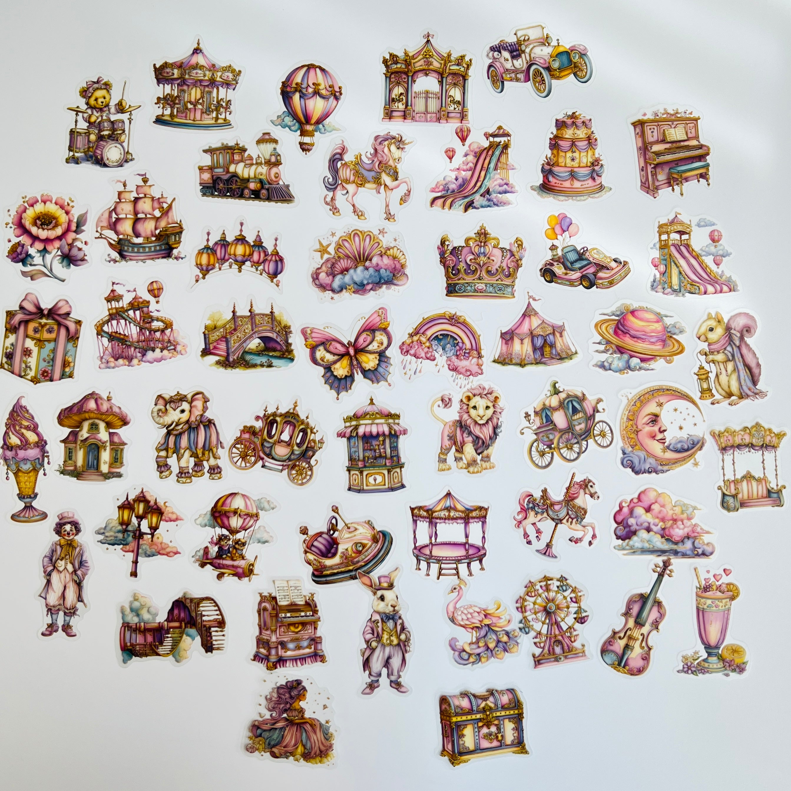 🎠 Fairytale Carnival Stickers