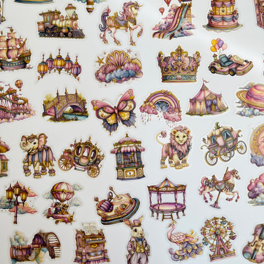 🎠 Fairytale Carnival Stickers