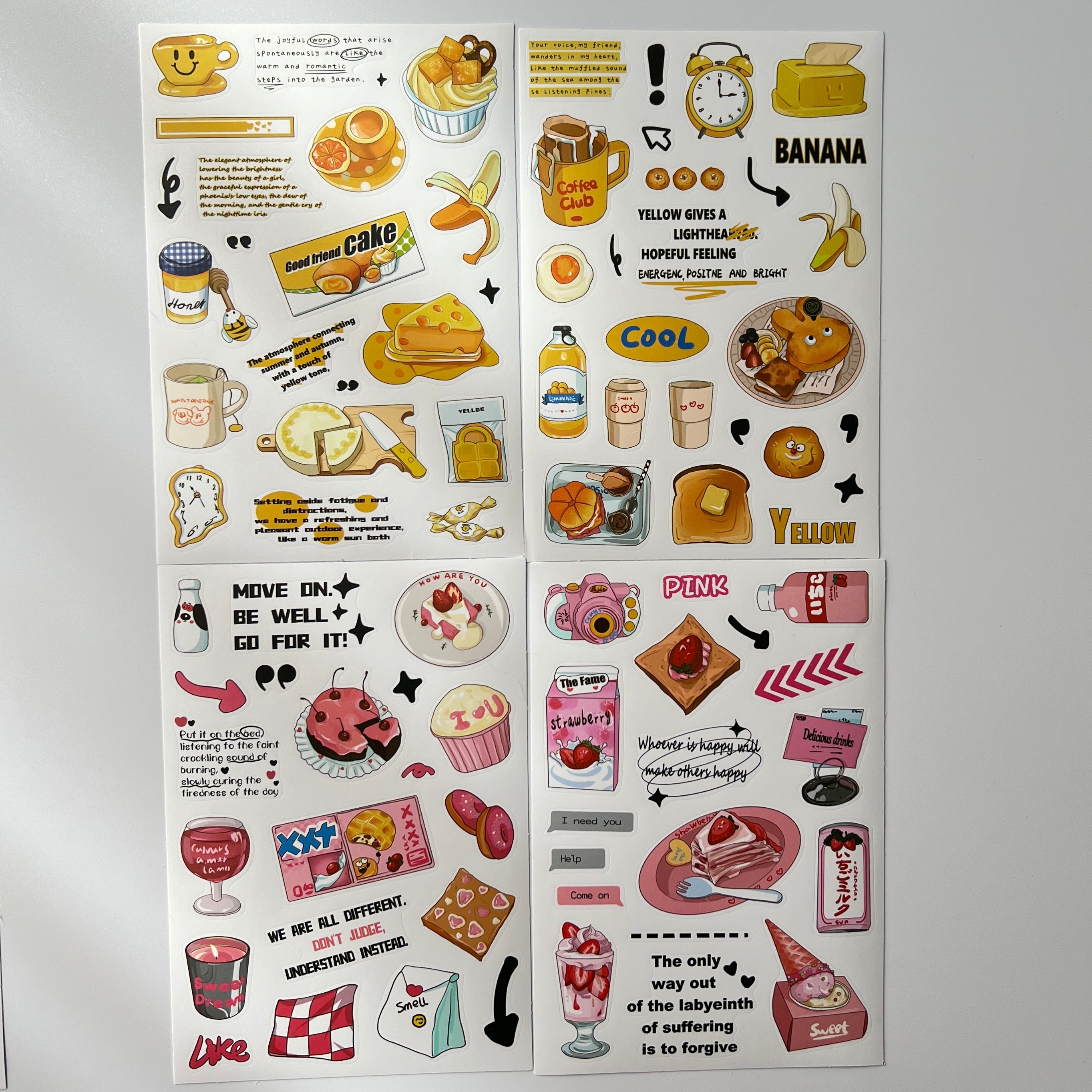 🍰 Cozy Weekend Dessert Stickers