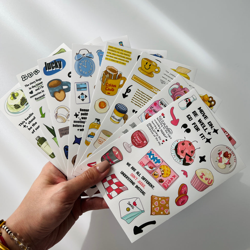 🍰 Cozy Weekend Dessert Stickers