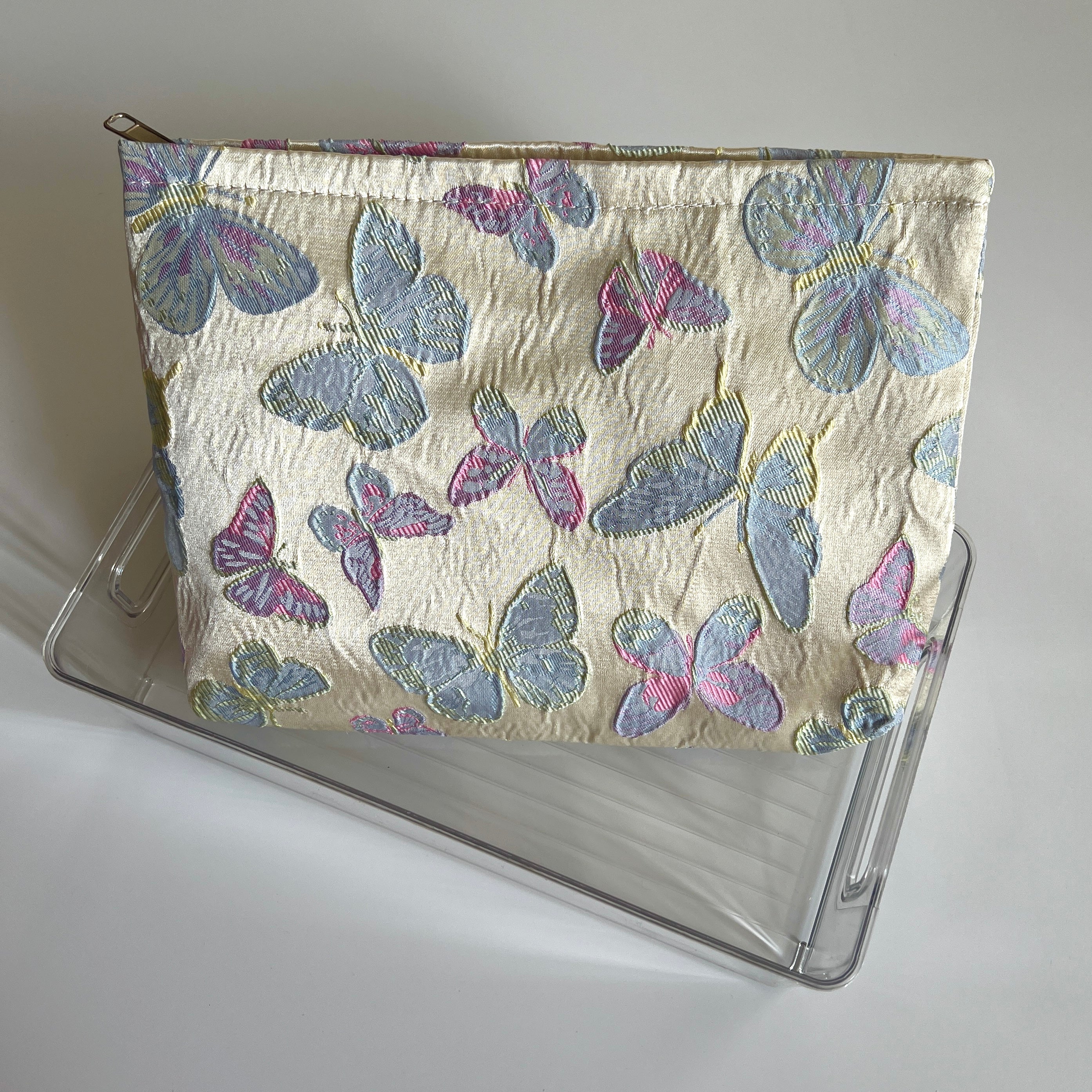 ✨ Elegant Butterfly Cosmetic Bag