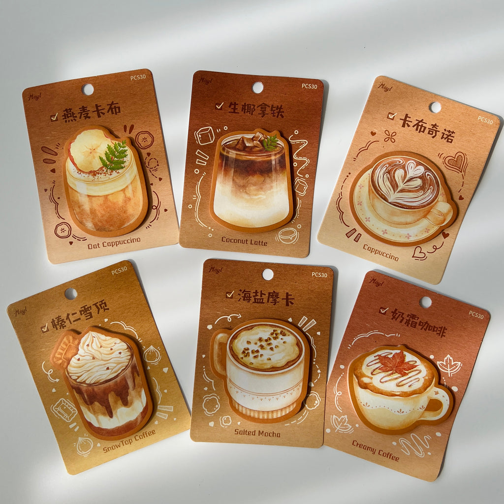 ☕ Cozy Coffee Sticky Notes