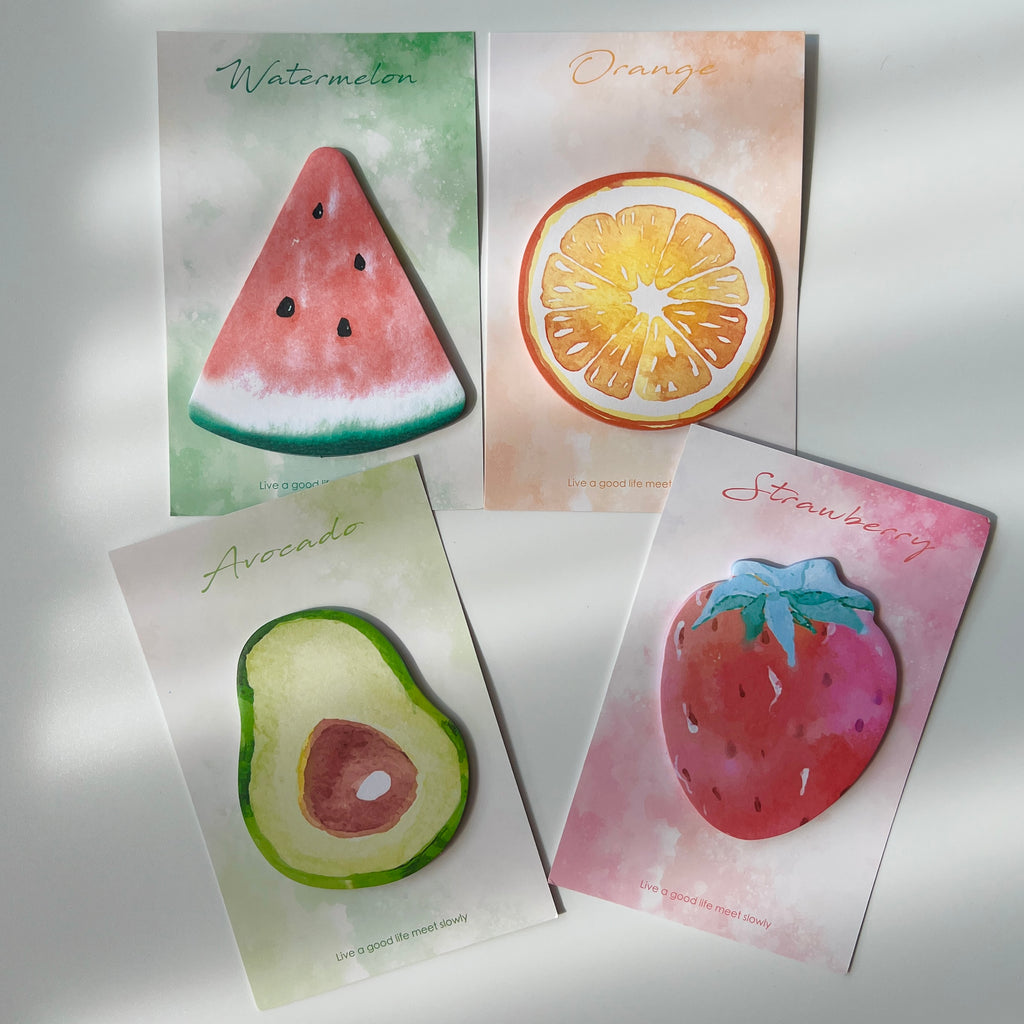 🍓 Fresh Fruit Sticky Notes