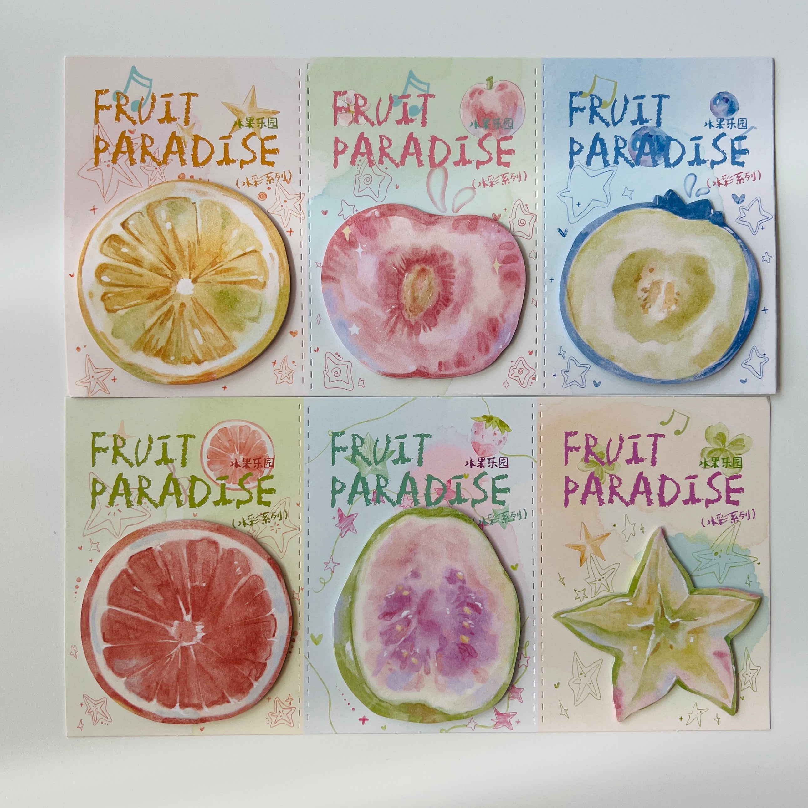 🍊 Fruit Paradise Sticky Notes