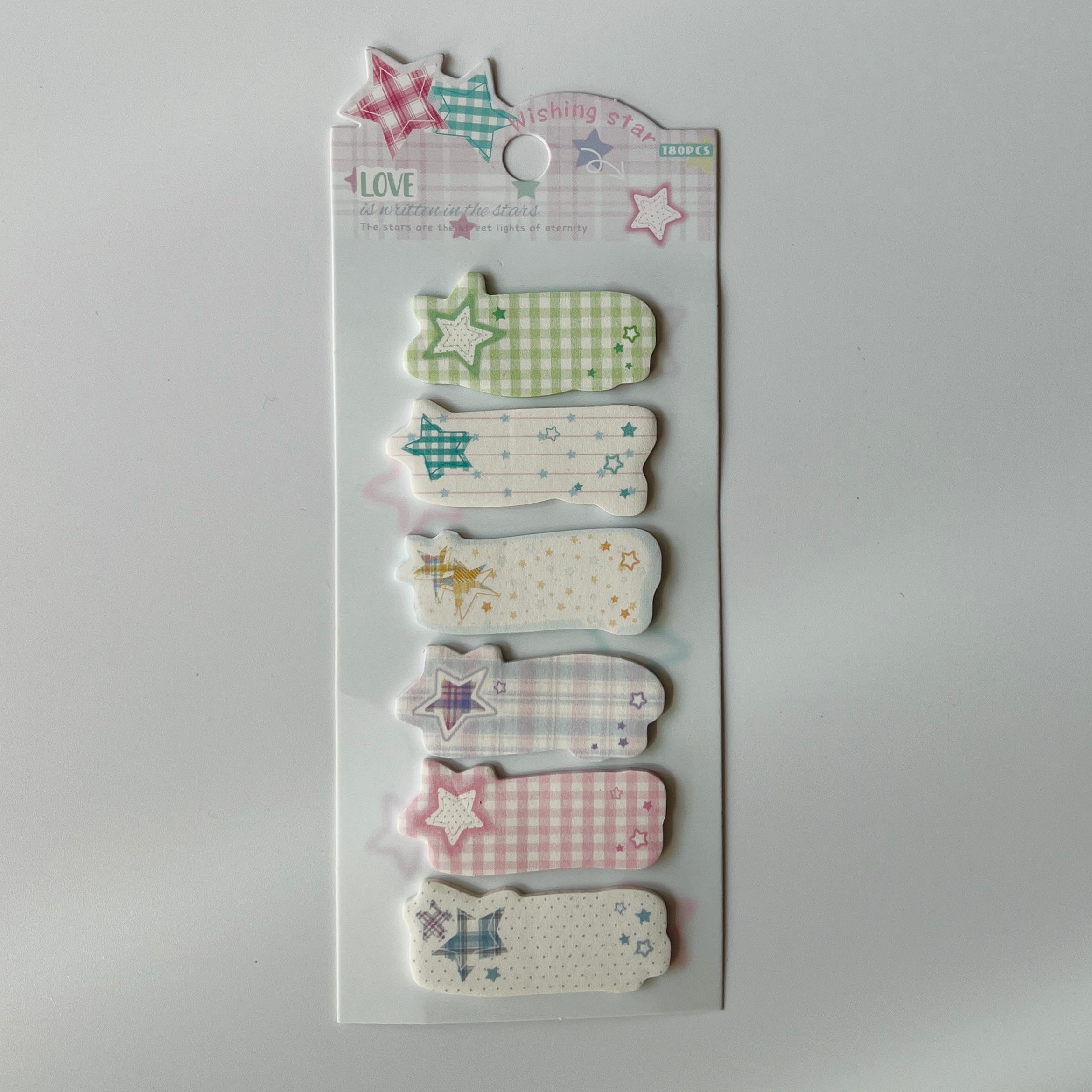 🌟 Wishing Star Pastel Sticky Notes