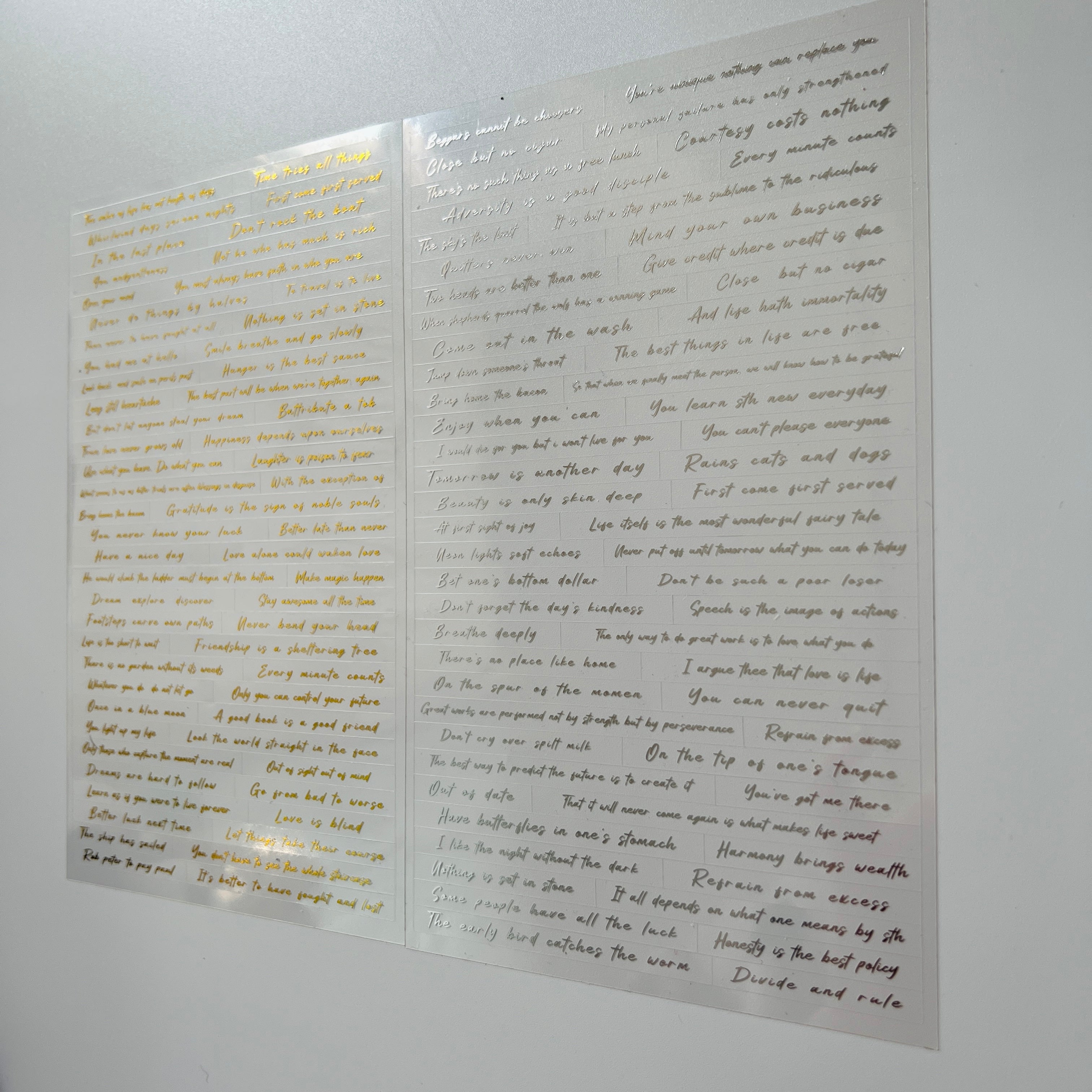 📖 Gentle Words Sticker Set