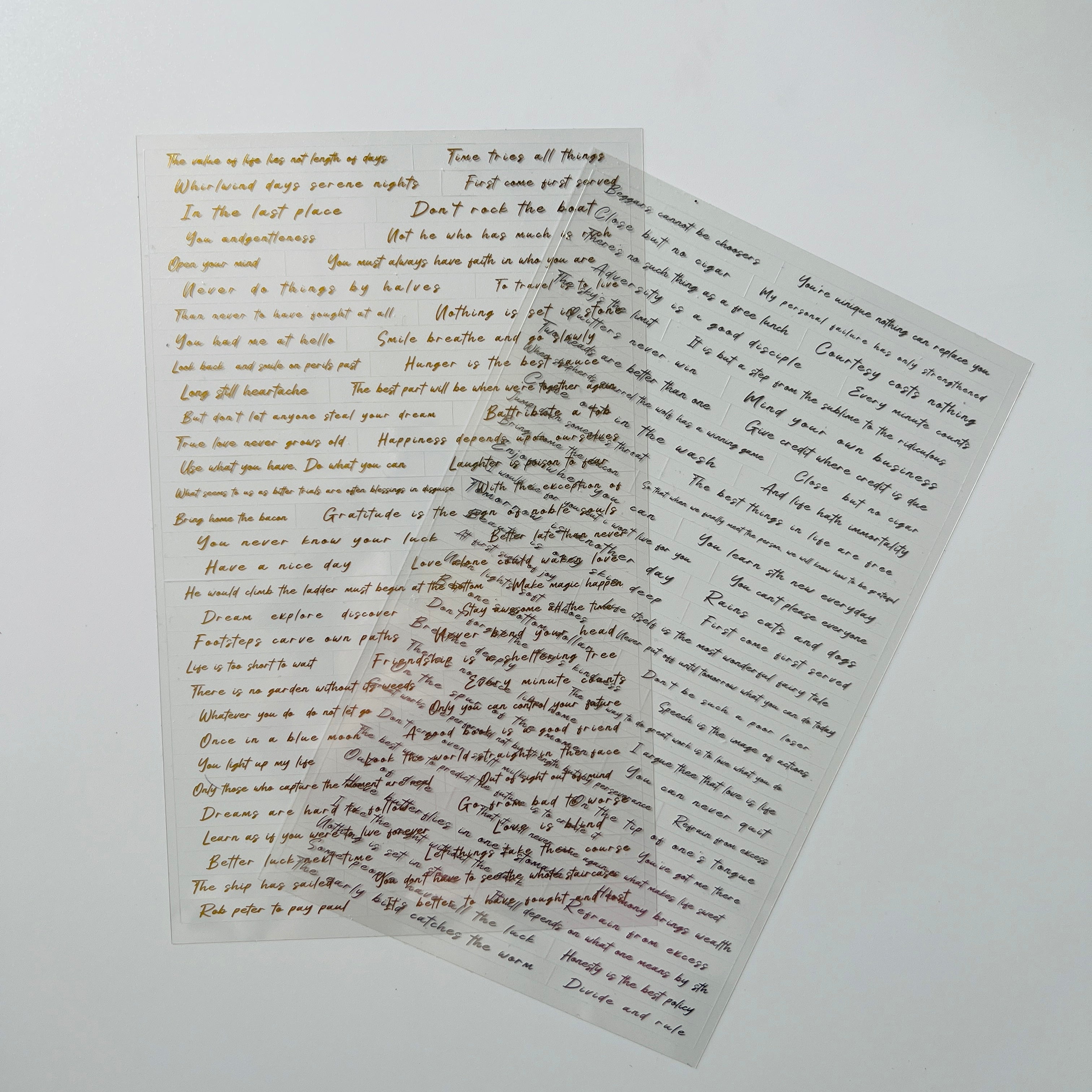 📖 Gentle Words Sticker Set