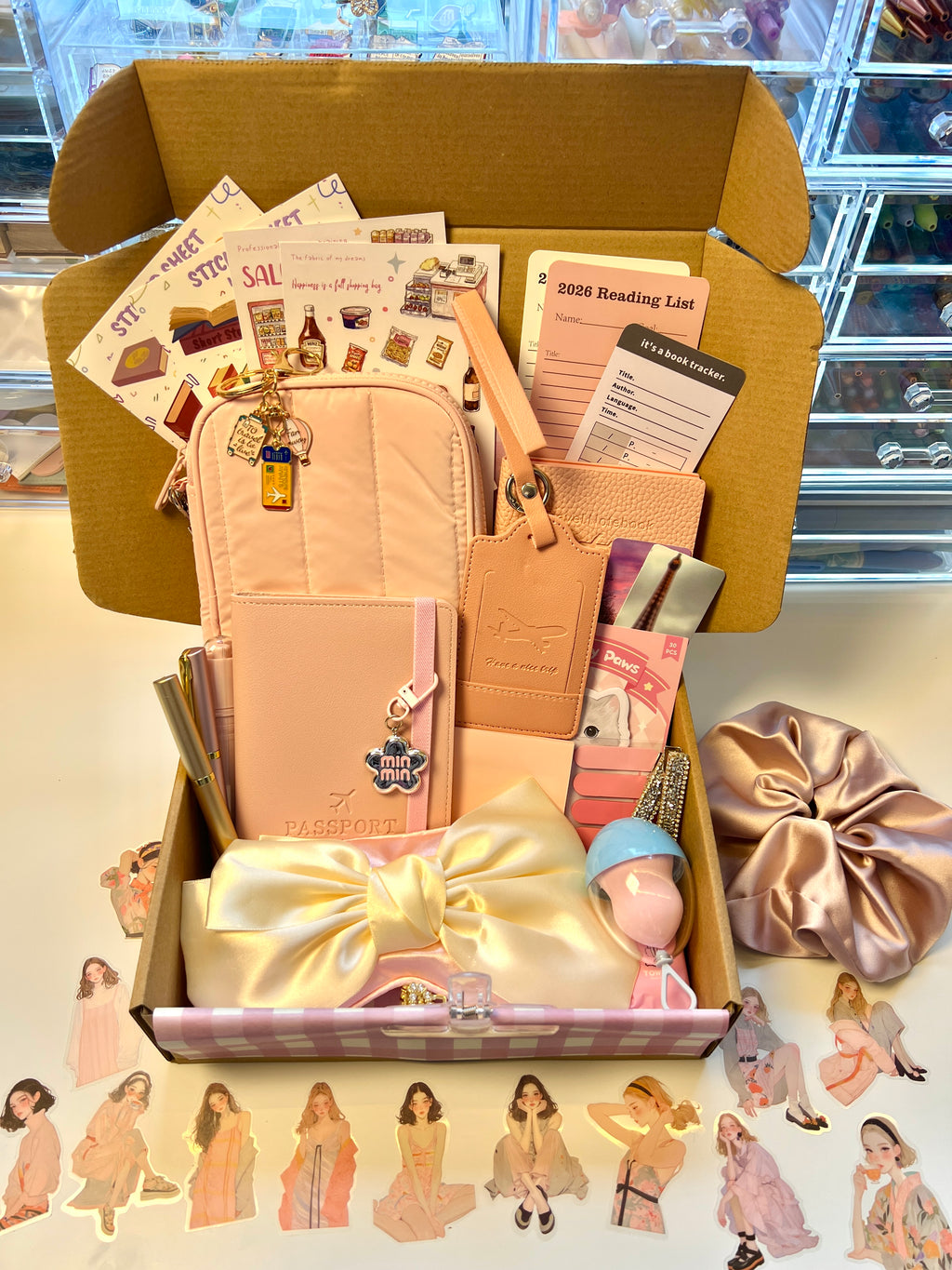 🎀 Pink Wander & Read Travel Bundle