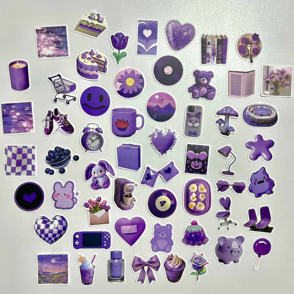 💜 Purple Dream Aesthetic Sticker Set