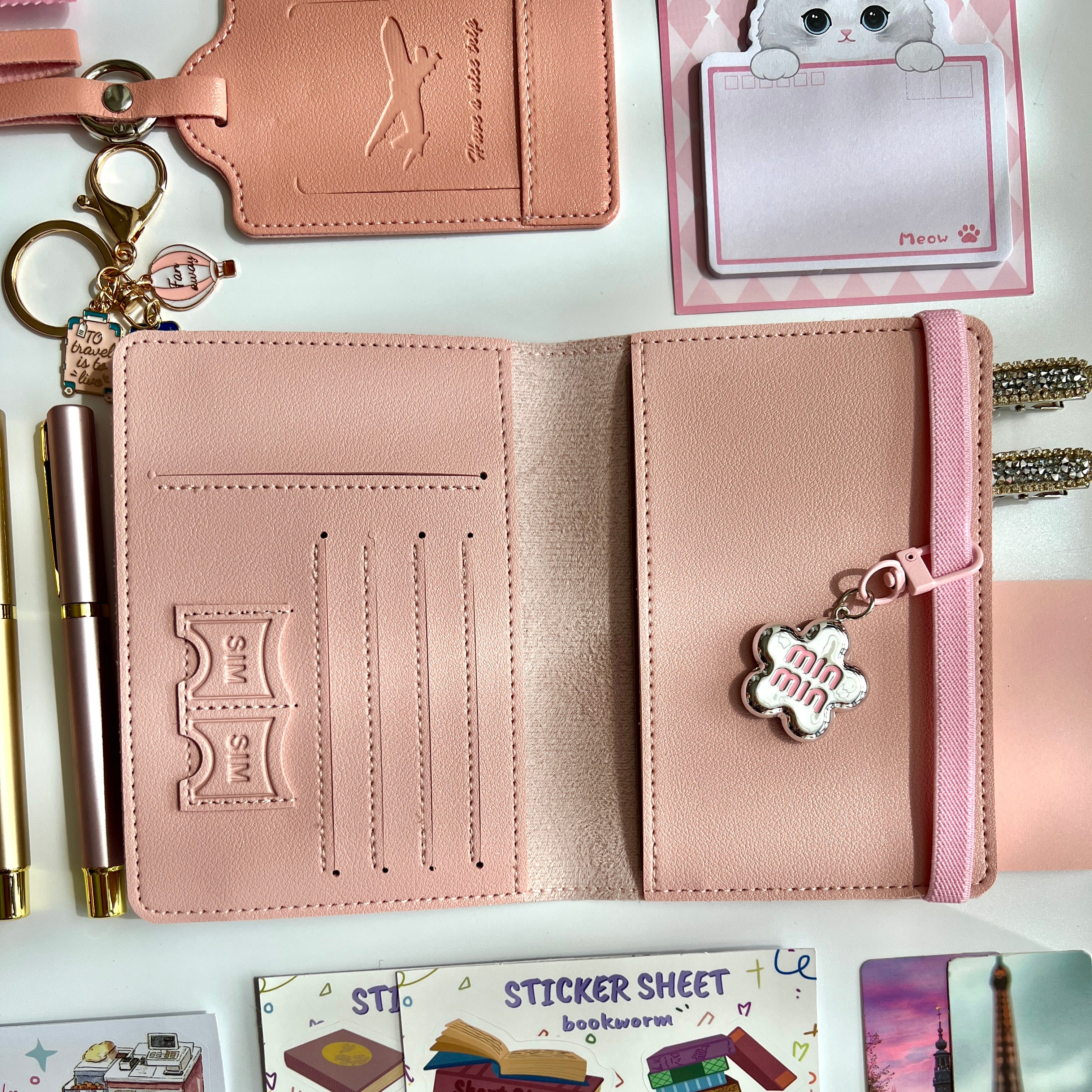 🎀 Pink Wander & Read Travel Bundle
