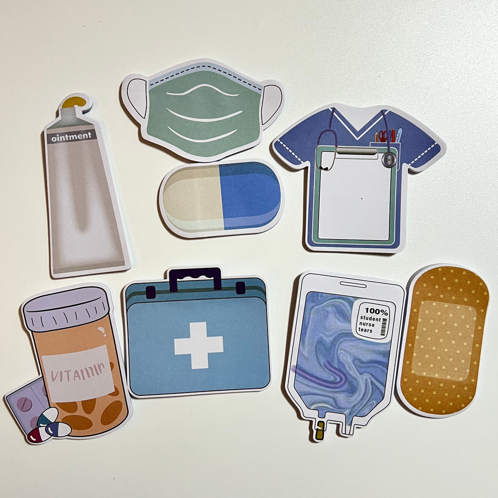 🩺 Medical Nurse Sticky Notes