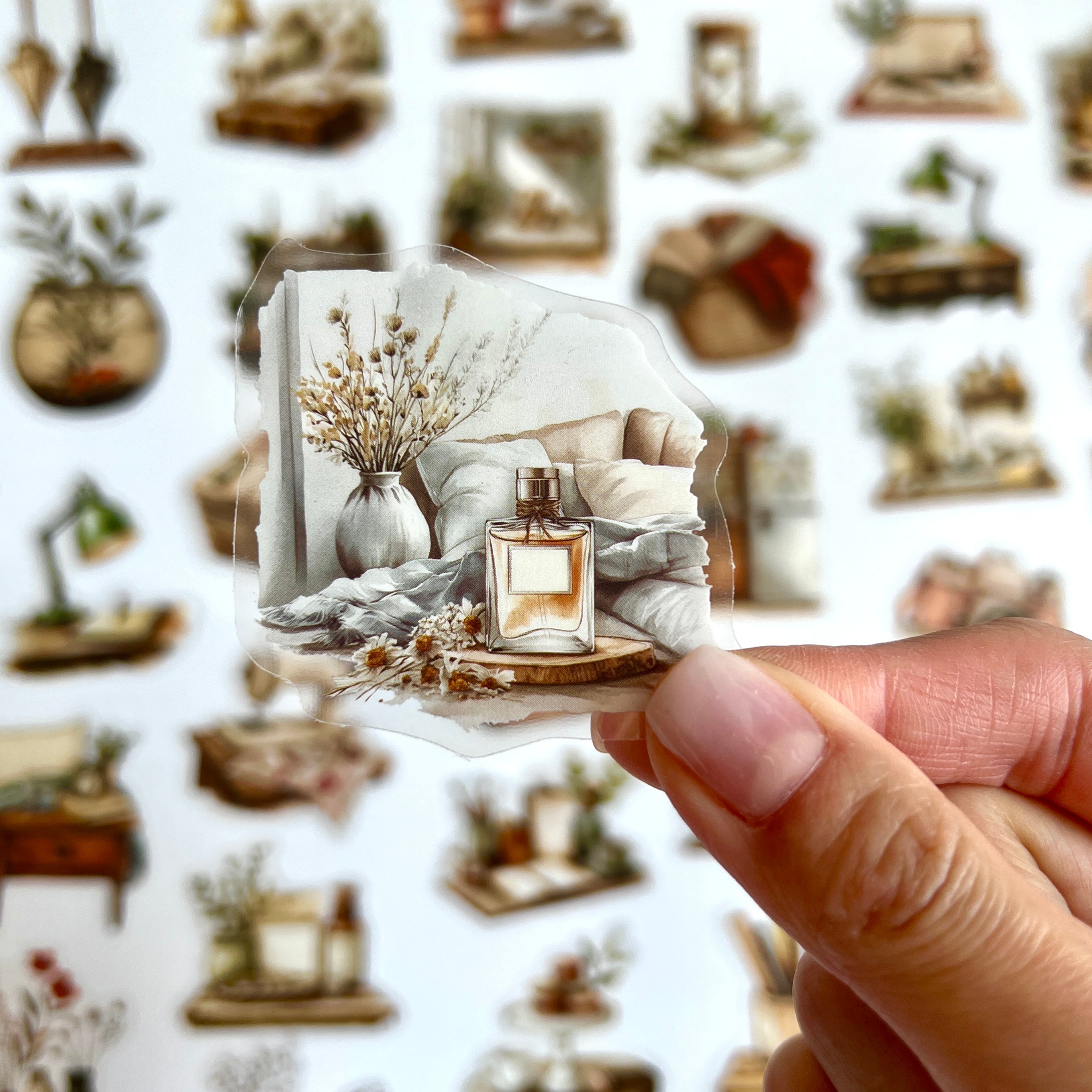 🏡 Cozy Vintage Home Stickers