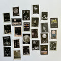 🌙 Vintage Space Stamp Stickers (24 pcs)