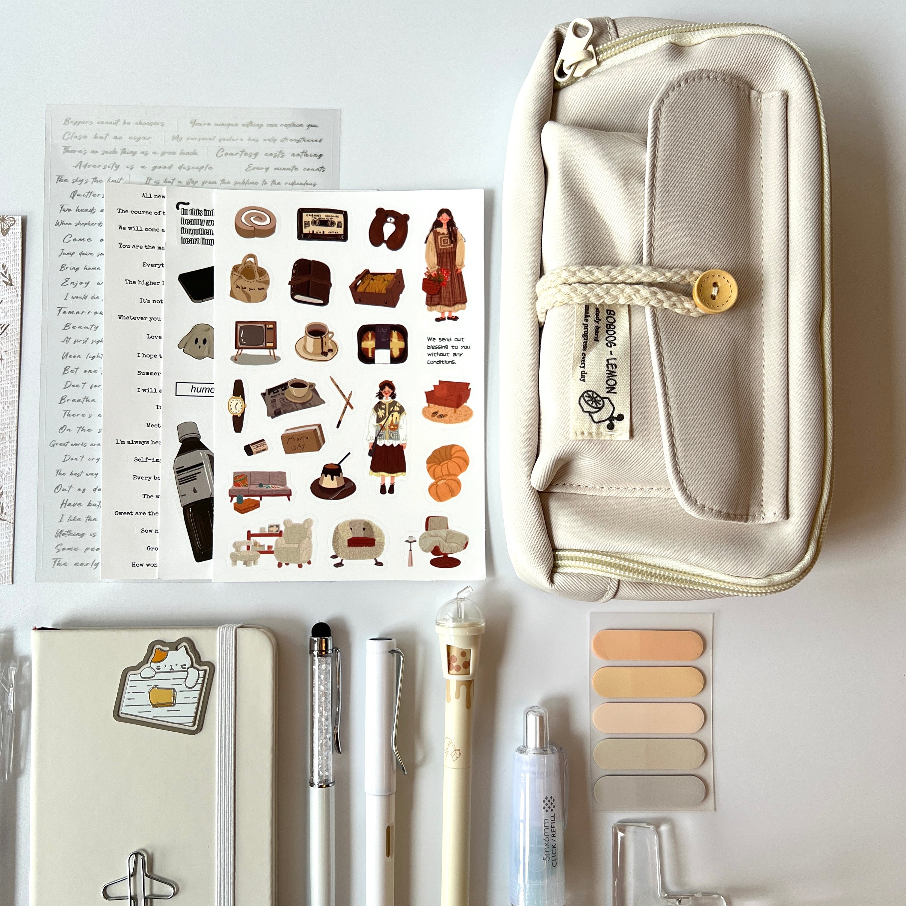 🤍  Cream Journal