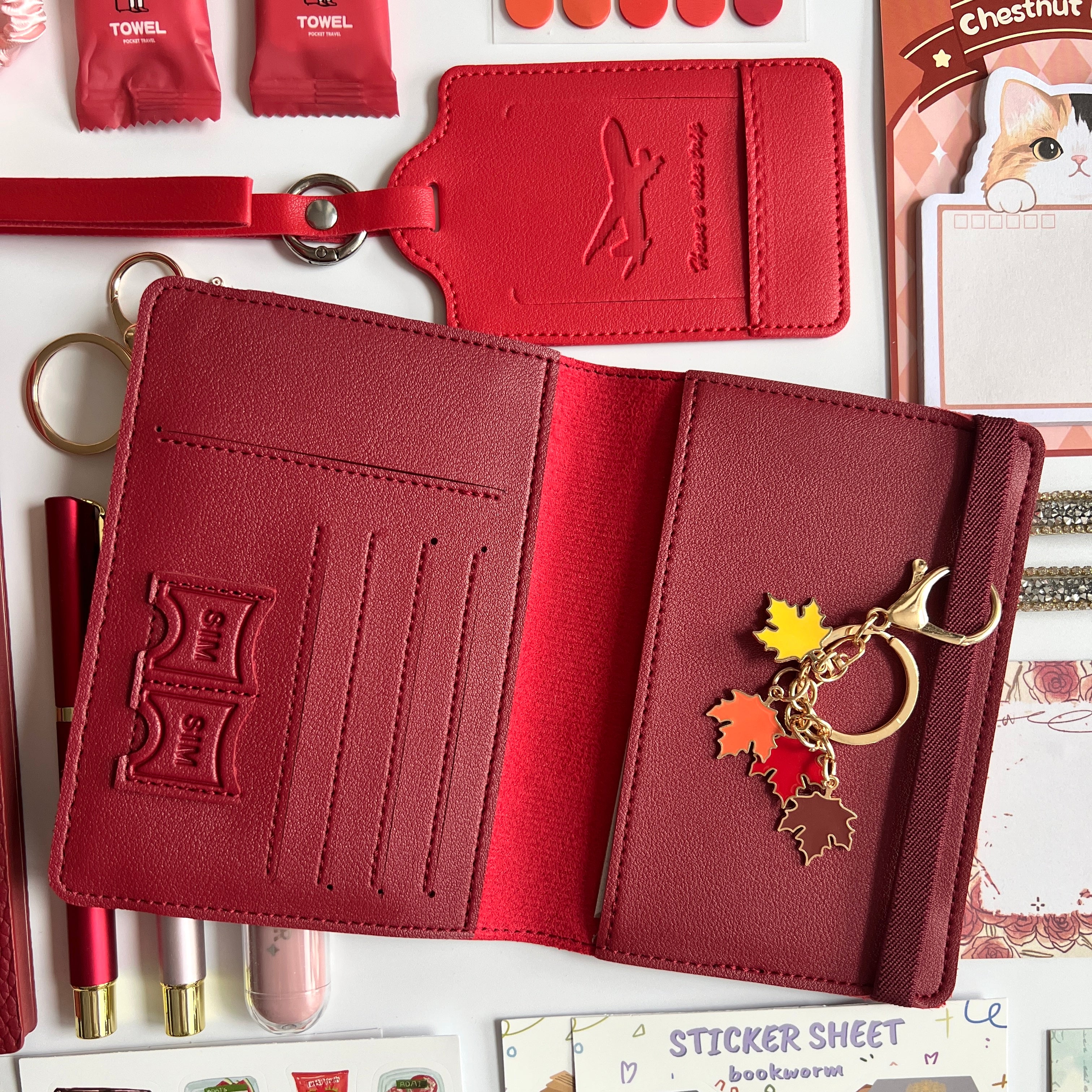 ❤️ Red Wander & Read Travel Bundle