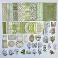 🌿 Vintage Botanical Lace Journal Kit (100 pcs)