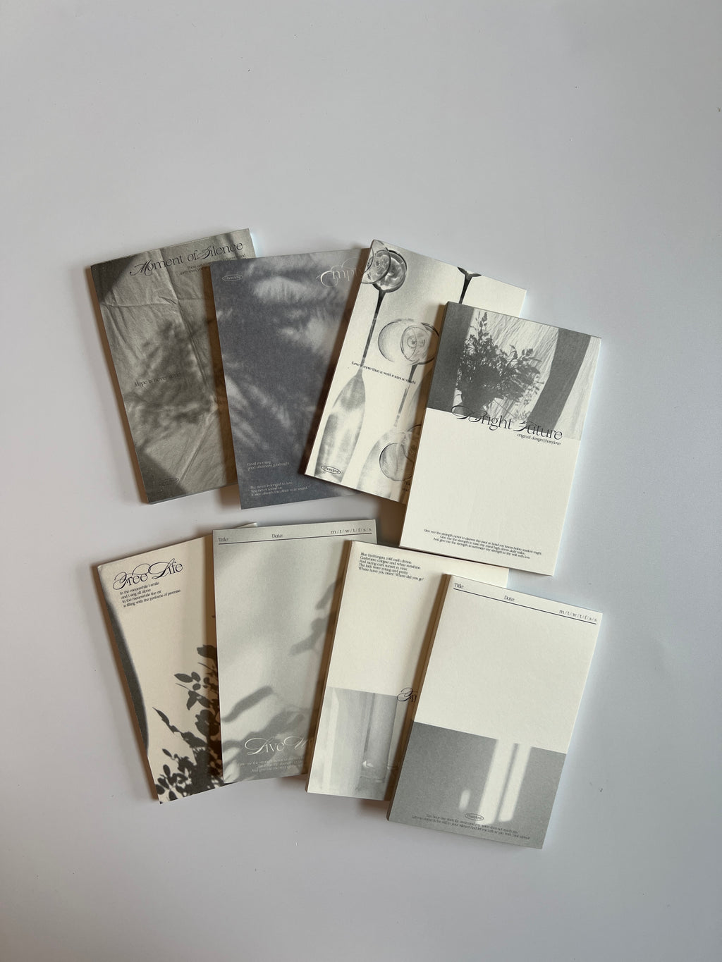 🩶 Quiet Shadow Aesthetic Memo Pads