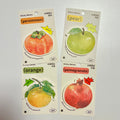 🍎 Cute Fruit Sticky Notes