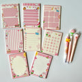 🍰 Sweet Bunny Dessert Memo Pad Set