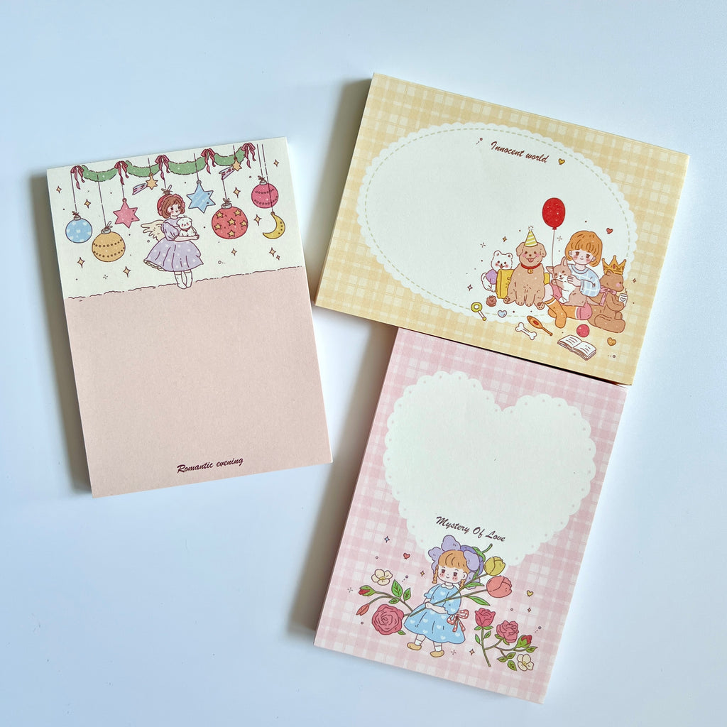 🌸 Sweet Story Memo Pad (100 Sheets)