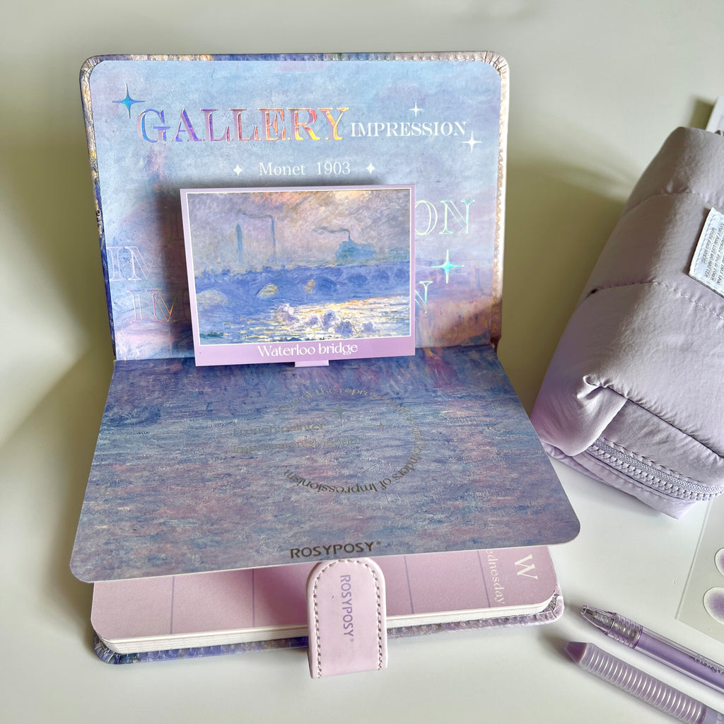 💜 Lavender Waterloo Bridge Stationery Set