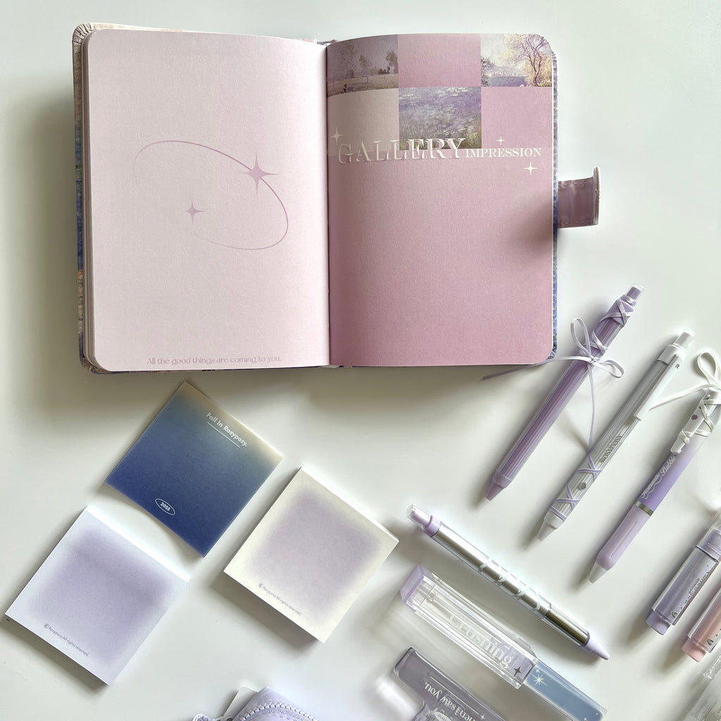 💜 Lavender Waterloo Bridge Stationery Set