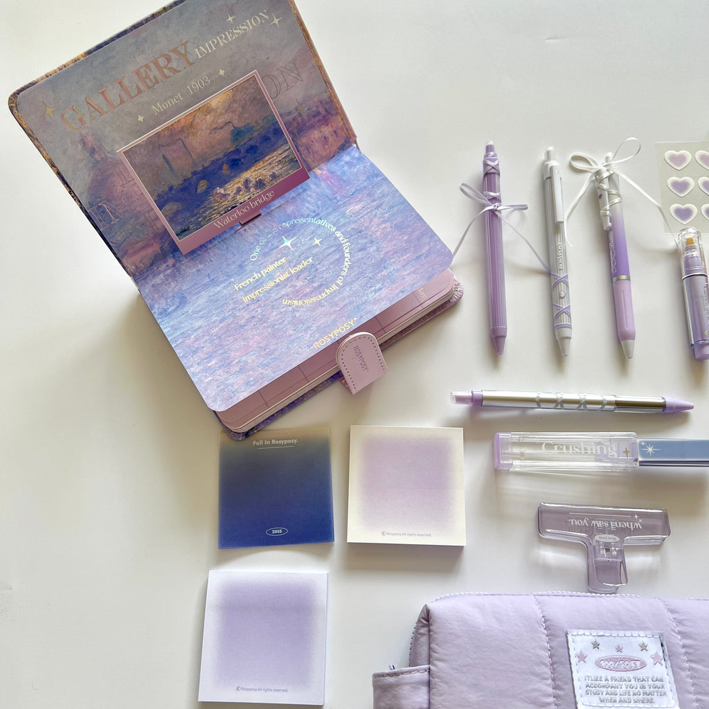 💜 Lavender Waterloo Bridge Stationery Set