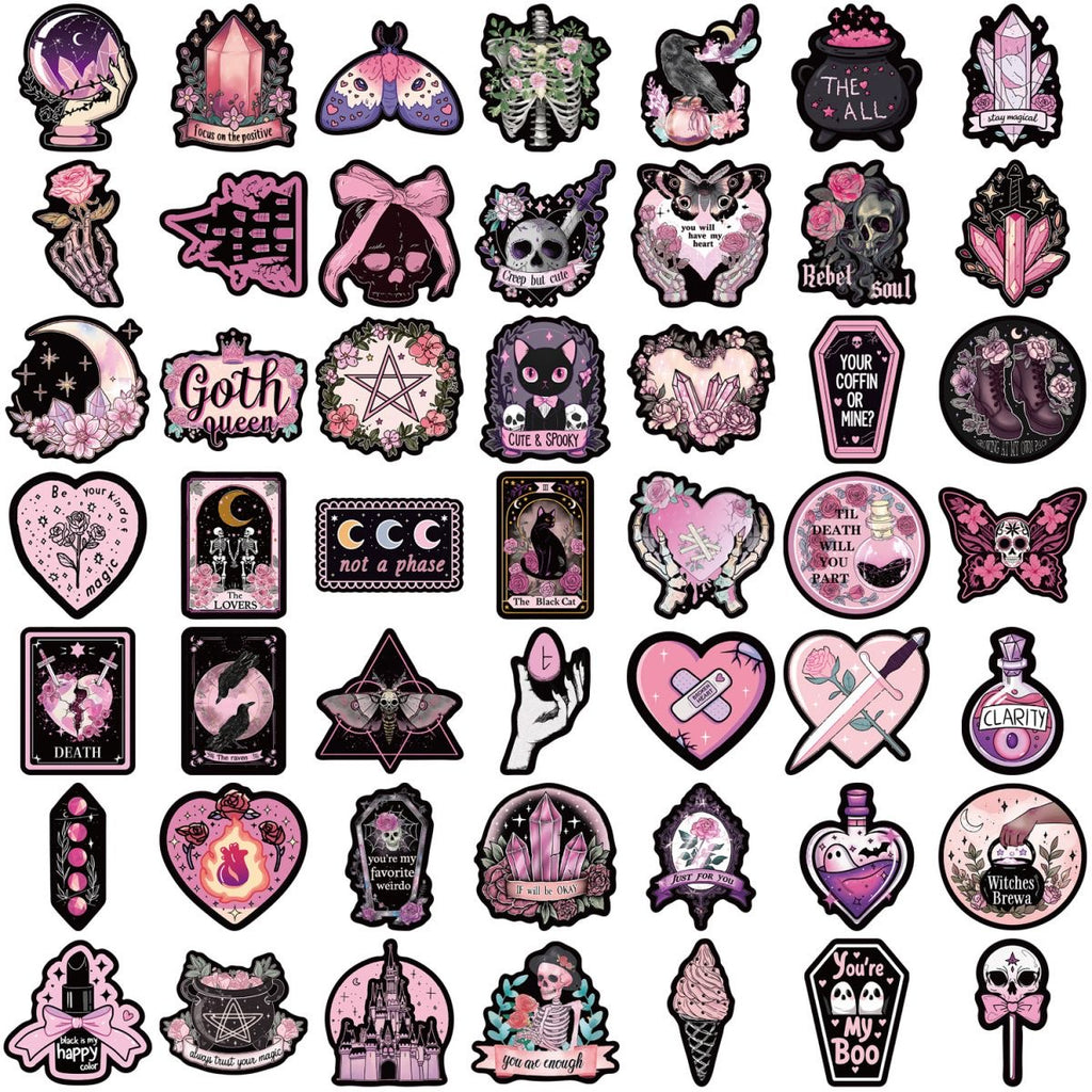 🎀 Spooky Cute Goth Stickers