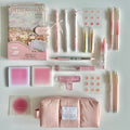 🌸 Pink Giverny Garden Stationery Set