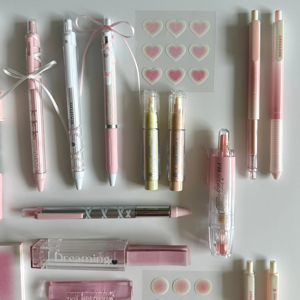 🌸 Pink Giverny Garden Stationery Set