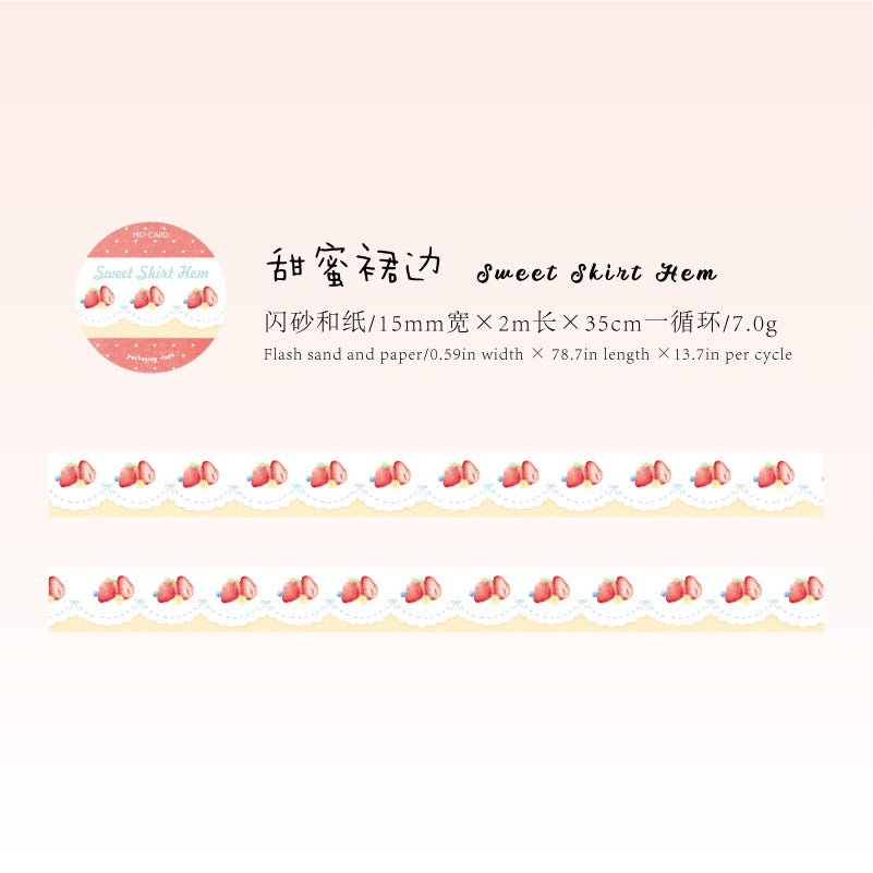 Cake Shop Glitter Washi Tape
