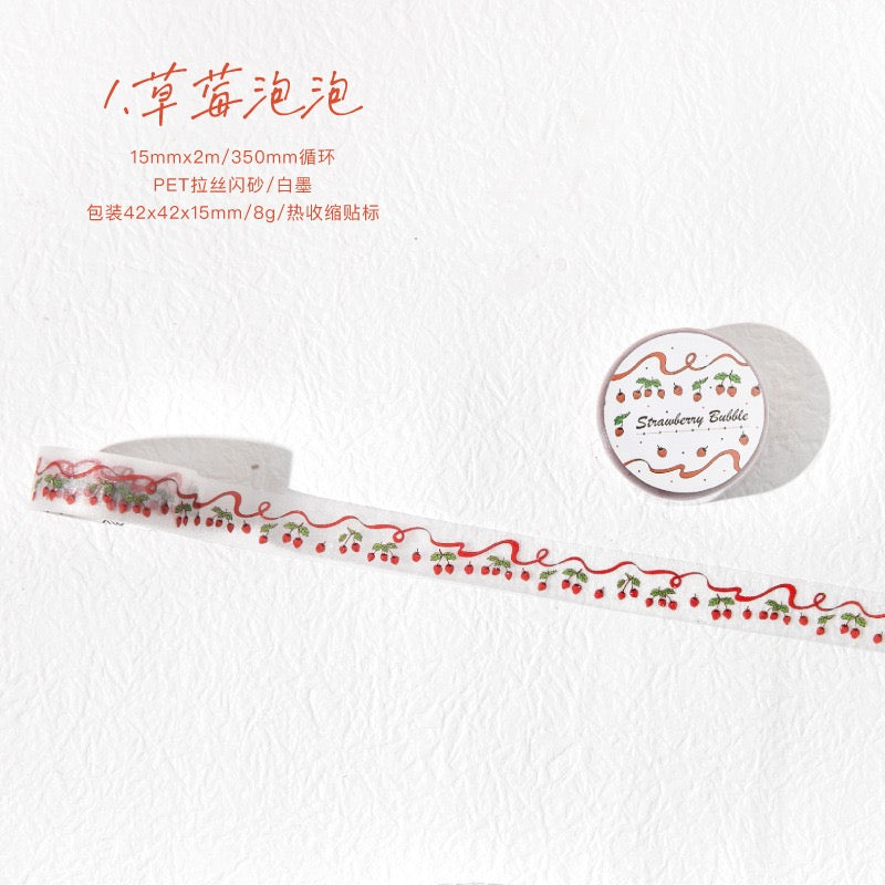 🎀 Lace Trim Cloud PET Glitter Tape