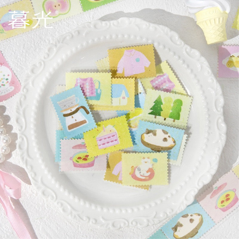 🍵 Tea Room Wander Glitter Die-Cut Tape