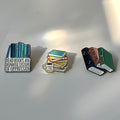 📚 Modern Book Lover Pin Set