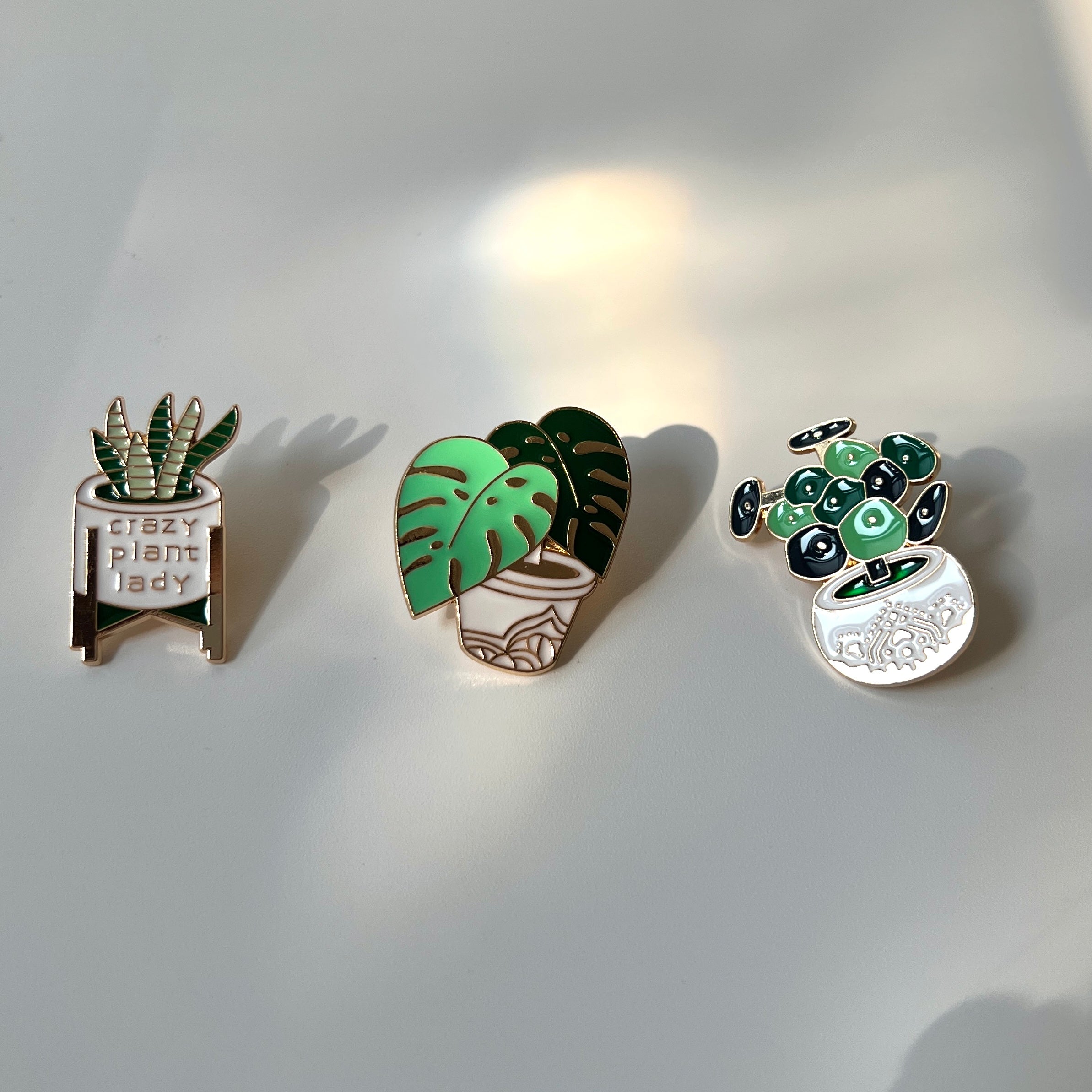 🌿 Plant Lover Pin Set