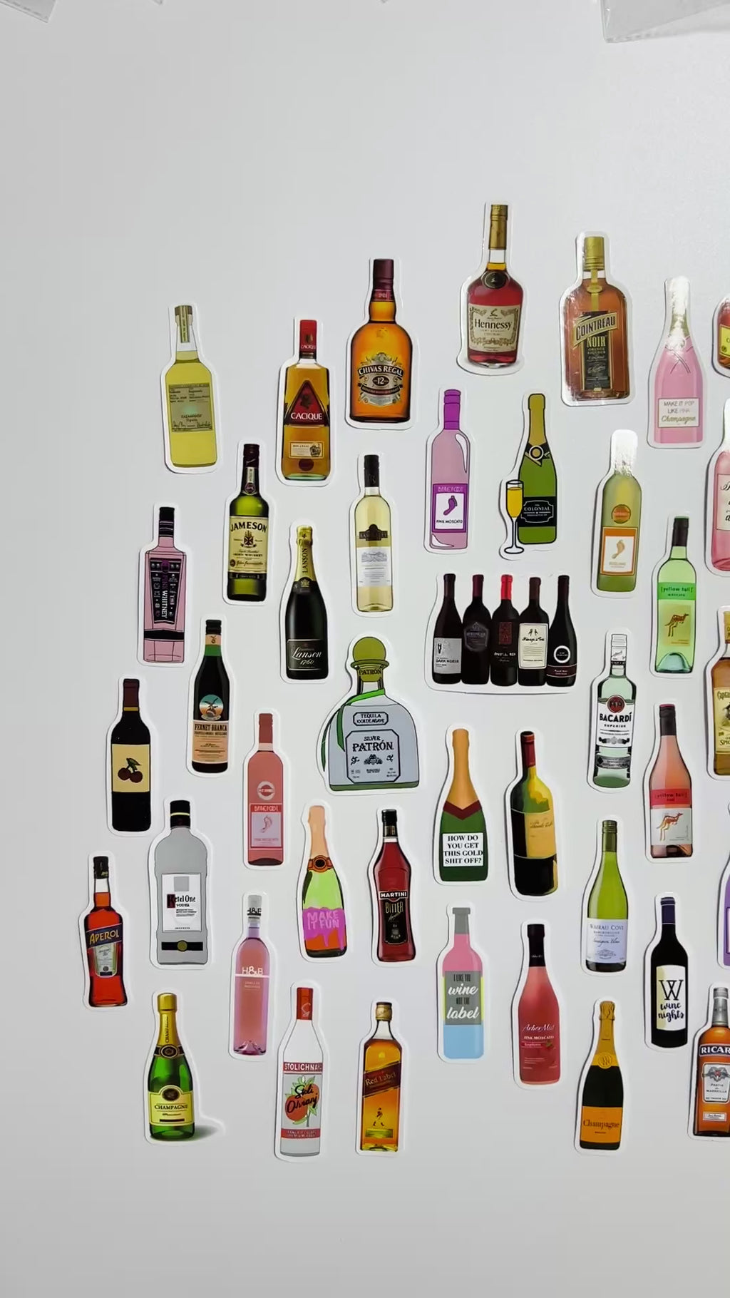 🍾 Luxury Bar Aesthetic Sticker Set
