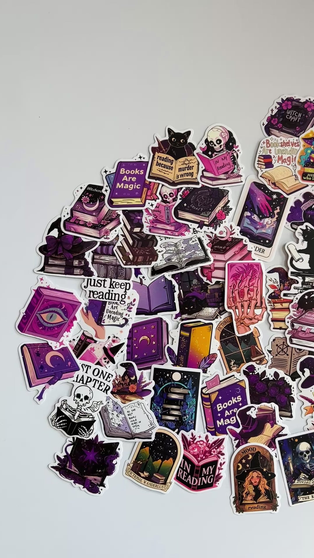 🔮 Bookish Witch Magic Stickers