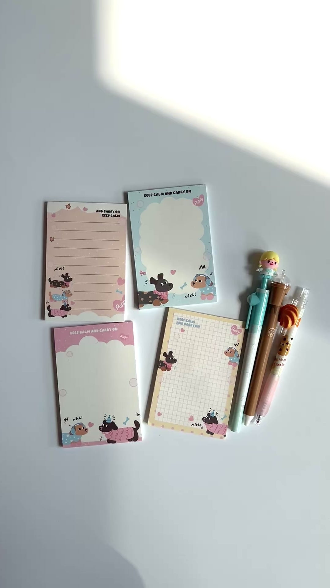 🐾 Puppy Love Memo Set - 7